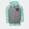 YOUTH Two Tone Full Zipper Hoodie Thumbnail