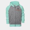 YOUTH Two Tone Full Zipper Hoodie Thumbnail