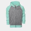 YOUTH Two Tone Full Zipper Hoodie Thumbnail
