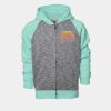 YOUTH Two Tone Full Zipper Hoodie Thumbnail