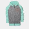 YOUTH Two Tone Full Zipper Hoodie Thumbnail