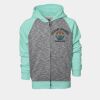 YOUTH Two Tone Full Zipper Hoodie Thumbnail