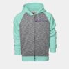 YOUTH Two Tone Full Zipper Hoodie Thumbnail