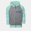 YOUTH Two Tone Full Zipper Hoodie Thumbnail