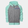 YOUTH Two Tone Full Zipper Hoodie Thumbnail