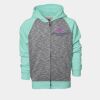 YOUTH Two Tone Full Zipper Hoodie Thumbnail