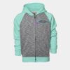 YOUTH Two Tone Full Zipper Hoodie Thumbnail