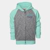 YOUTH Two Tone Full Zipper Hoodie Thumbnail