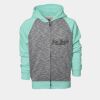 YOUTH Two Tone Full Zipper Hoodie Thumbnail
