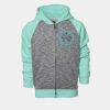 YOUTH Two Tone Full Zipper Hoodie Thumbnail