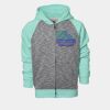 YOUTH Two Tone Full Zipper Hoodie Thumbnail