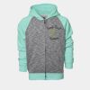 YOUTH Two Tone Full Zipper Hoodie Thumbnail