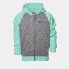 YOUTH Two Tone Full Zipper Hoodie Thumbnail