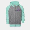 YOUTH Two Tone Full Zipper Hoodie Thumbnail