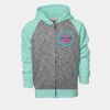 YOUTH Two Tone Full Zipper Hoodie Thumbnail