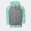 YOUTH Two Tone Full Zipper Hoodie Thumbnail