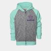 YOUTH Two Tone Full Zipper Hoodie Thumbnail