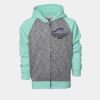 YOUTH Two Tone Full Zipper Hoodie Thumbnail