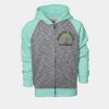 YOUTH Two Tone Full Zipper Hoodie Thumbnail