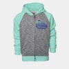 YOUTH Two Tone Full Zipper Hoodie Thumbnail