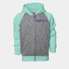 YOUTH Two Tone Full Zipper Hoodie Thumbnail