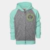 YOUTH Two Tone Full Zipper Hoodie Thumbnail