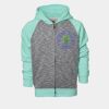 YOUTH Two Tone Full Zipper Hoodie Thumbnail