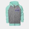YOUTH Two Tone Full Zipper Hoodie Thumbnail