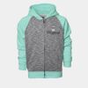 YOUTH Two Tone Full Zipper Hoodie Thumbnail