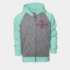 YOUTH Two Tone Full Zipper Hoodie Thumbnail