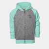 YOUTH Two Tone Full Zipper Hoodie Thumbnail