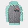 YOUTH Two Tone Full Zipper Hoodie Thumbnail