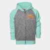 YOUTH Two Tone Full Zipper Hoodie Thumbnail