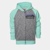 YOUTH Two Tone Full Zipper Hoodie Thumbnail