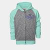 YOUTH Two Tone Full Zipper Hoodie Thumbnail