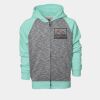 YOUTH Two Tone Full Zipper Hoodie Thumbnail