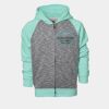 YOUTH Two Tone Full Zipper Hoodie Thumbnail