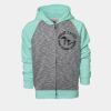 YOUTH Two Tone Full Zipper Hoodie Thumbnail