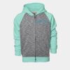 YOUTH Two Tone Full Zipper Hoodie Thumbnail