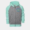 YOUTH Two Tone Full Zipper Hoodie Thumbnail