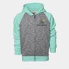YOUTH Two Tone Full Zipper Hoodie Thumbnail