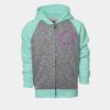 YOUTH Two Tone Full Zipper Hoodie Thumbnail