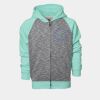 YOUTH Two Tone Full Zipper Hoodie Thumbnail