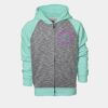 YOUTH Two Tone Full Zipper Hoodie Thumbnail