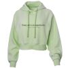 Soft Fleece Cropped Hoodie Thumbnail