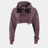 Acid Wash Cropped Hoodie Thumbnail