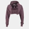 Acid Wash Cropped Hoodie Thumbnail