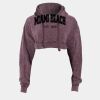Acid Wash Cropped Hoodie Thumbnail