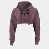 Acid Wash Cropped Hoodie Thumbnail