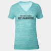 Tri Blend V Neck Shirt Thumbnail
